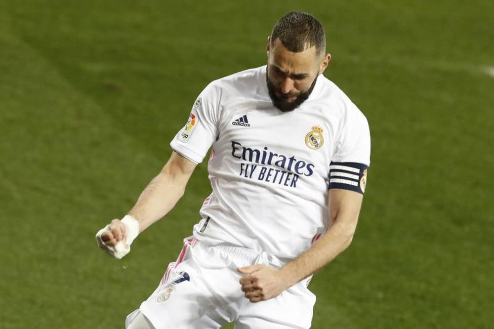 Karim Benzema en Équipe de France... aux JO ?. afp