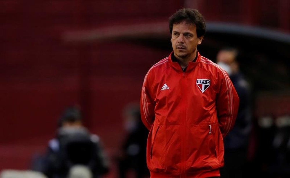 el entrenador de Sao Paulo, Fernando Diniz. EFE