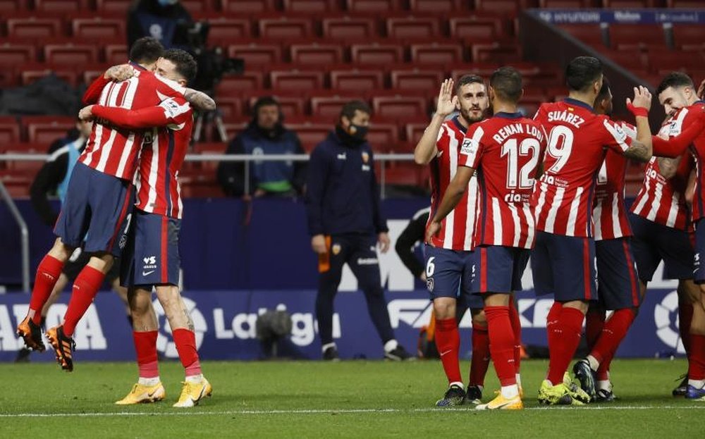 Atletico Madrid are on course for 100 points in La Liga. EFE