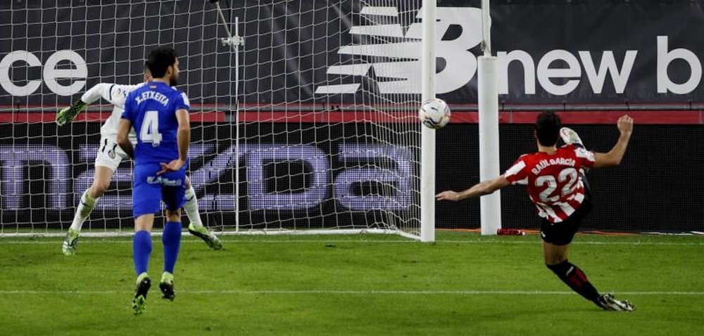 El Athletic goleó de forma espectacular al Getafe en San Mamés. EFE/Luis Tejido