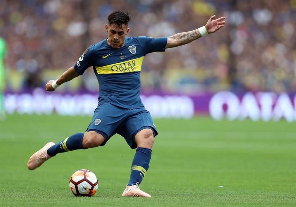 Cristian Pavón podría marcharse de Boca Juniors en enero. EFE