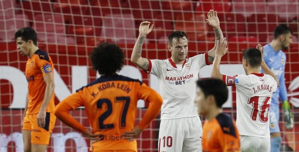 Rakitic não celebraria um gol contra a sua ex-equipe. EFE