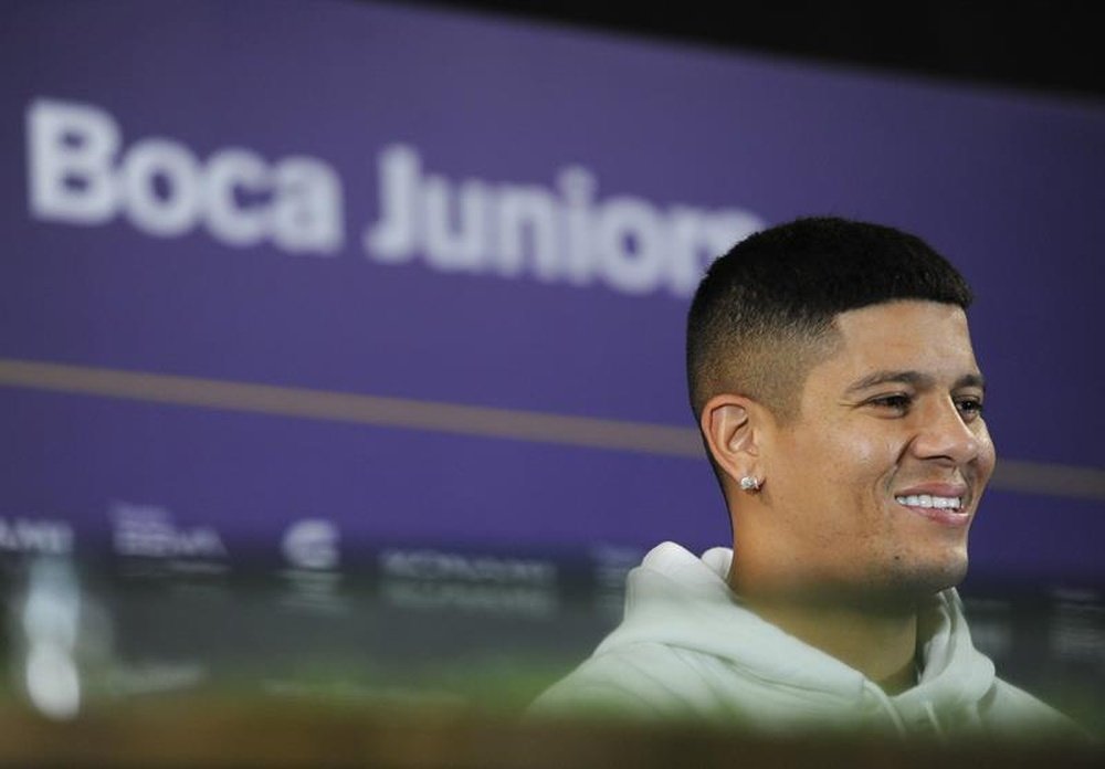 Marcos Rojo, objetivo de Palmeiras. EFE