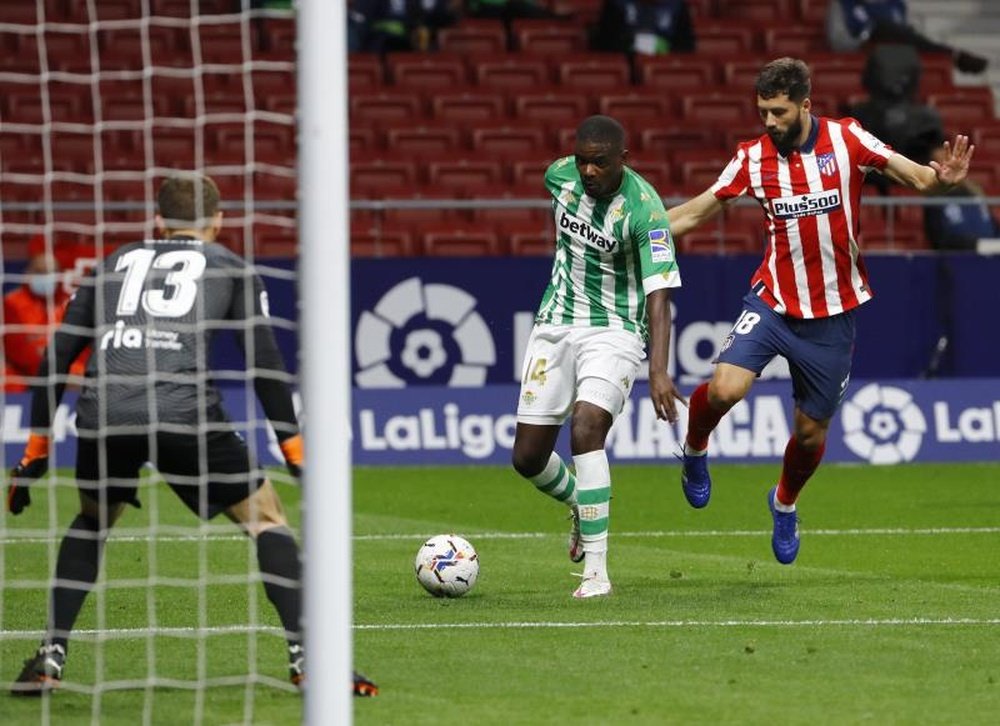 Atletico Madrid once again conceded a goal. EFE