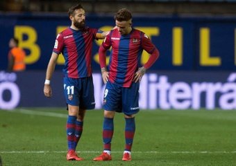 Roger Martí suspendu pour le prochain match de Levante. EFE / Domenech Castelló/Archivo