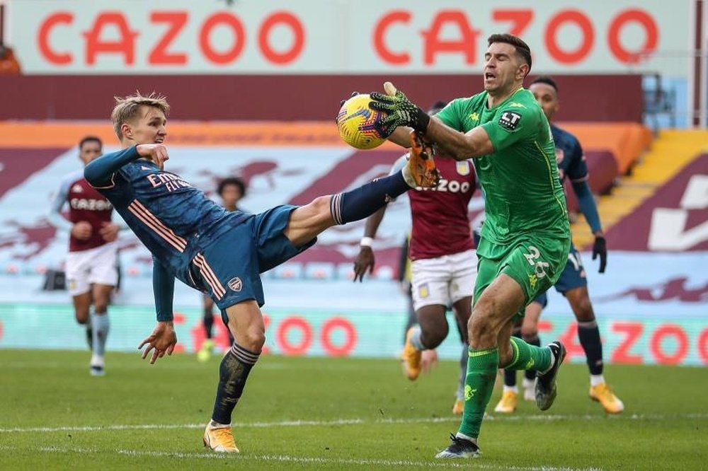 Odegaard is gradually playing more for Arsenal. EFE
