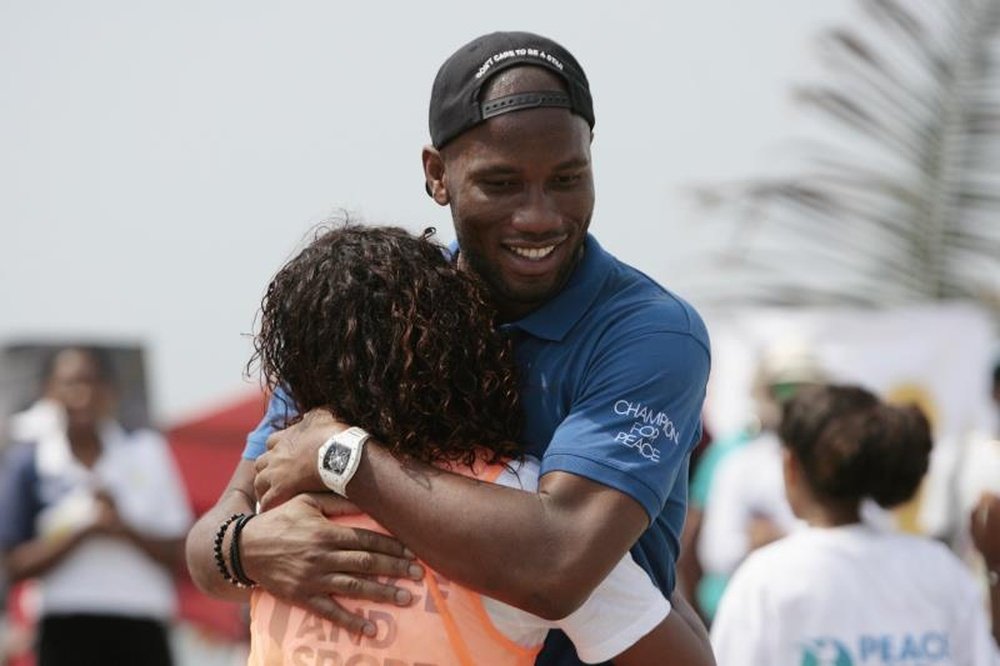 Isaac Drogba chega ao Folgore Caratese. EFE/Ricardo Maldonado Rozo