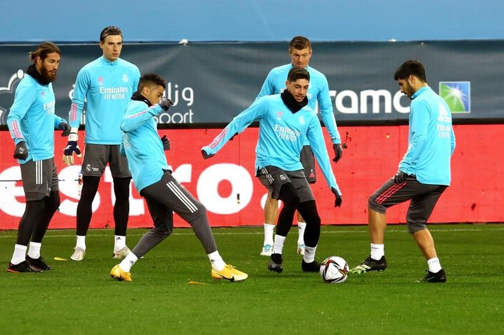 Real Madrid have revealed their squad list for the Celta game. EFE