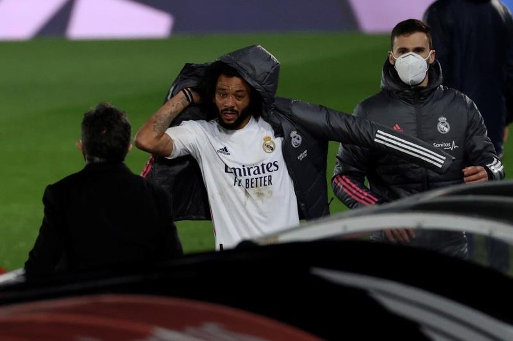 Marcelo podría estar disfrutando de sus últimos días en el Real Madrid. EFE/Archivo