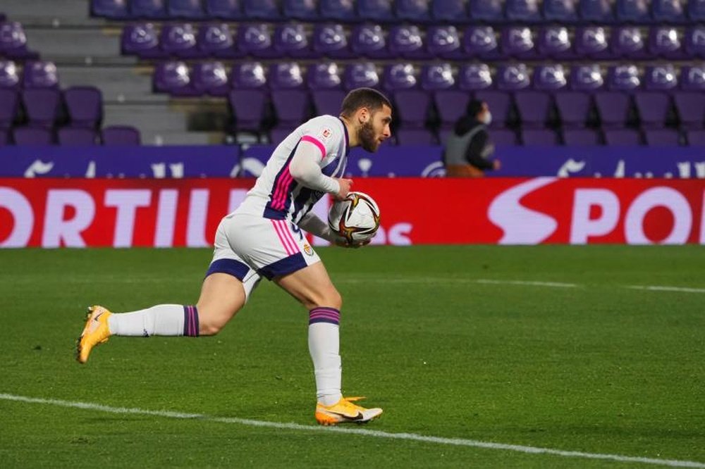 Weissman no sopesa aún la renovación con el Real Valladolid. EFE