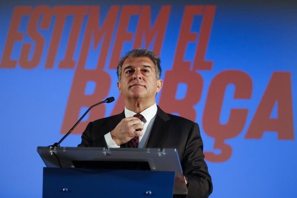 Joan Laporta est le nouveau président du FC Barcelone. EFE