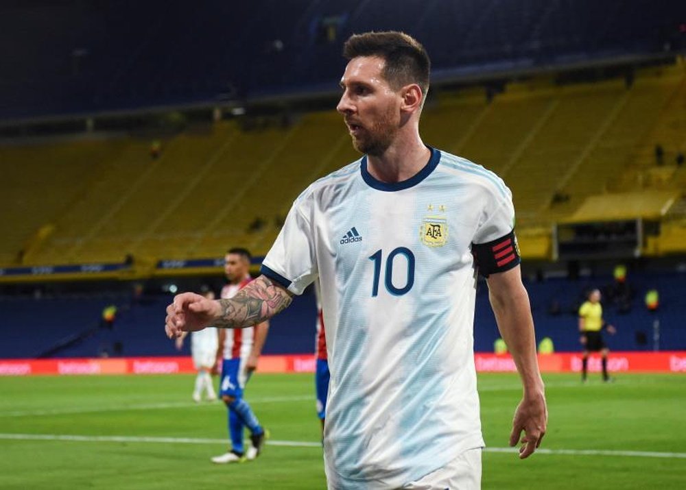 Messi poderia jogar a Copa América sem resolver o seu futuro no Barça. AFP