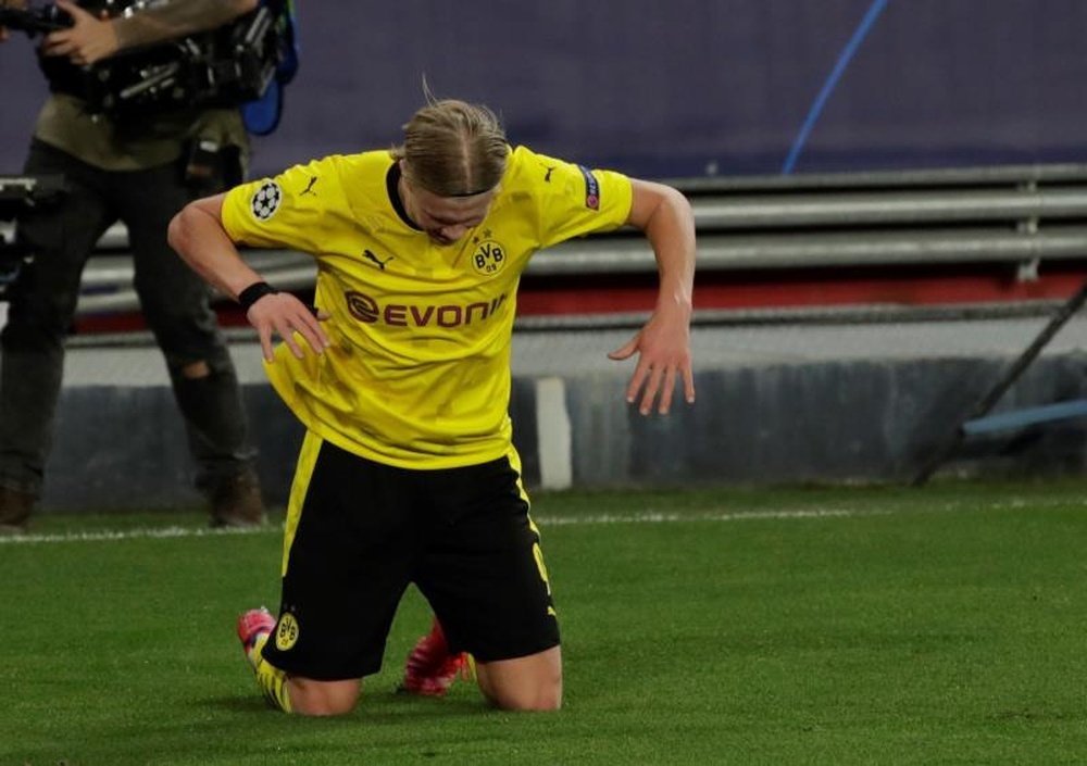 Zorc selló el futuro de Haaland en Dortmund. AFP