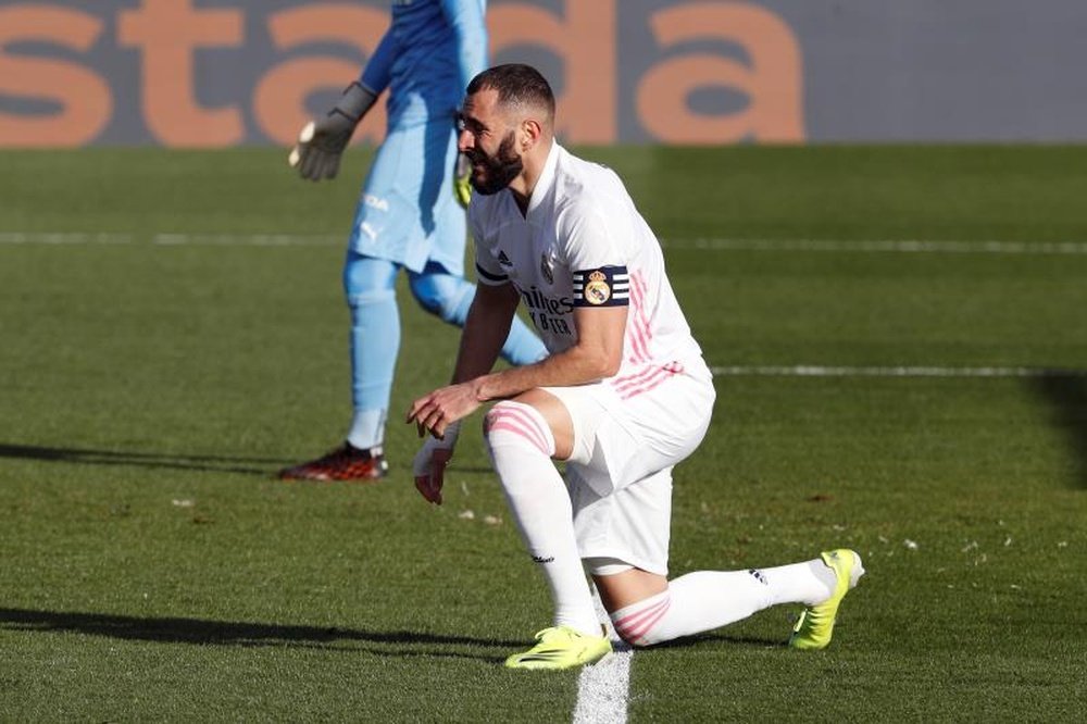 Benzema is unlikely to be ready for the trip to Atalanta. EFE