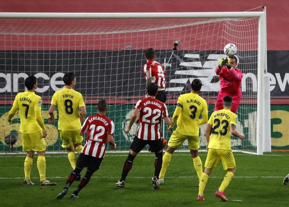 El Athletic confía en tener a Íñigo pese a la agresión a Sergio León. EFE/Luis Tejido