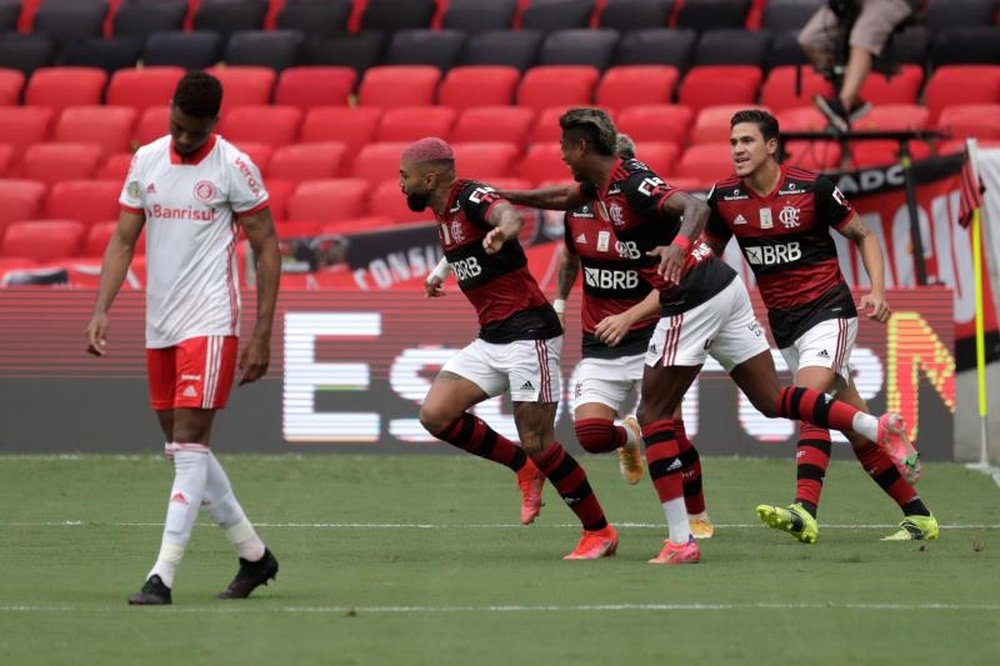 Flamengo depende apenas de si para ser campeão. EFE/ Fabio Motta/Arquivo