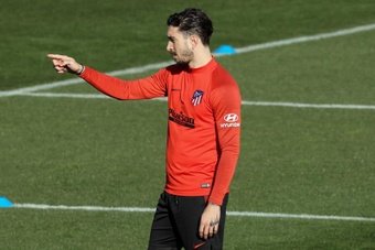L'Atlético confirme la blessure de Sime Vrsaljko. EFE/Kiko Huesca/Archivo