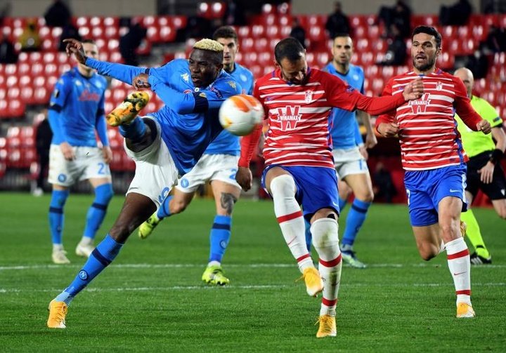 La UEFA sanciona al Granada con 29.000 euros por el partido ante el Nápoles