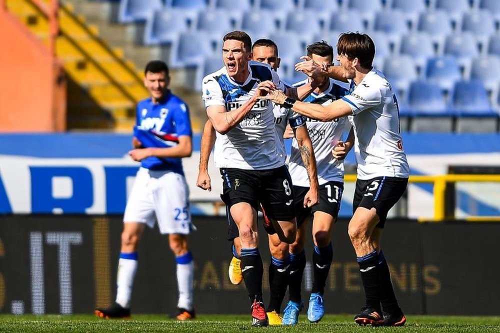 L'Atalanta retrouve le sourire contre la Sampdoria. EFE