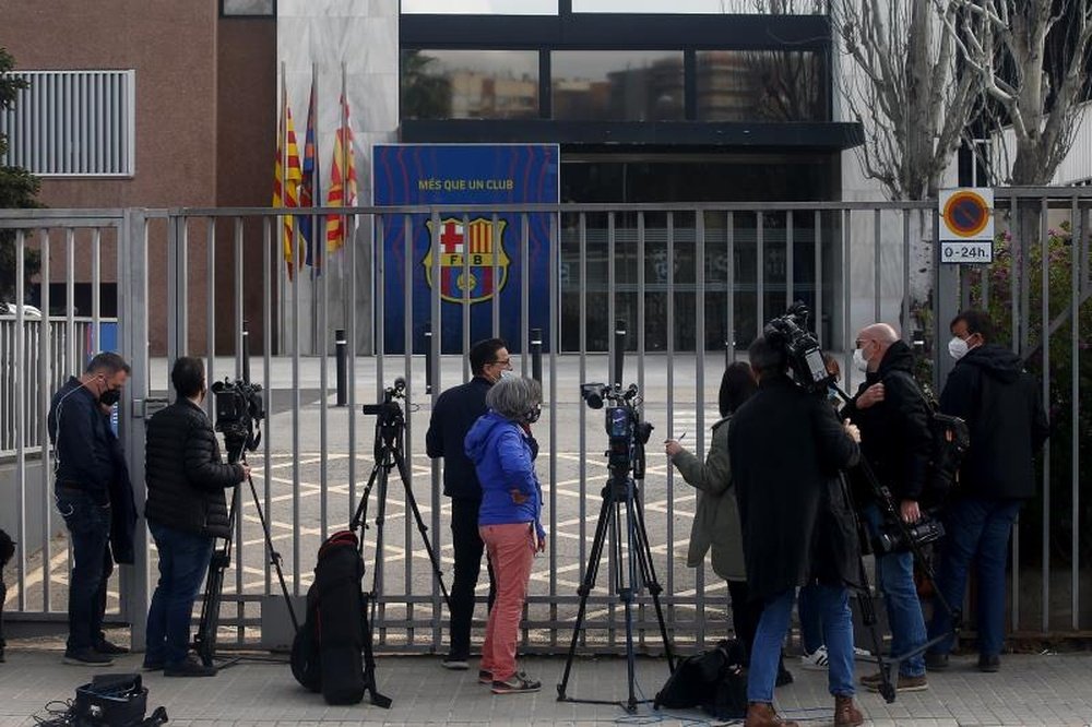 El Barcelona habló tras la detención de Bartomeu. EFE