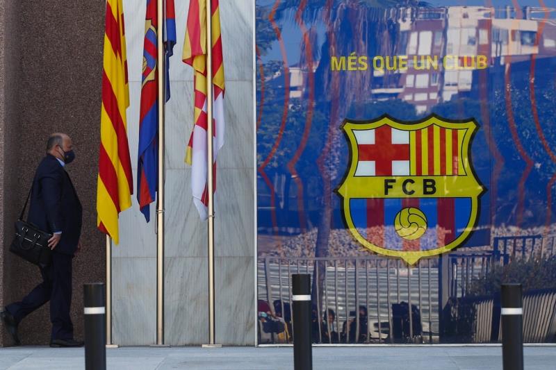 Óscar Grau, en las oficinas del Barcelona