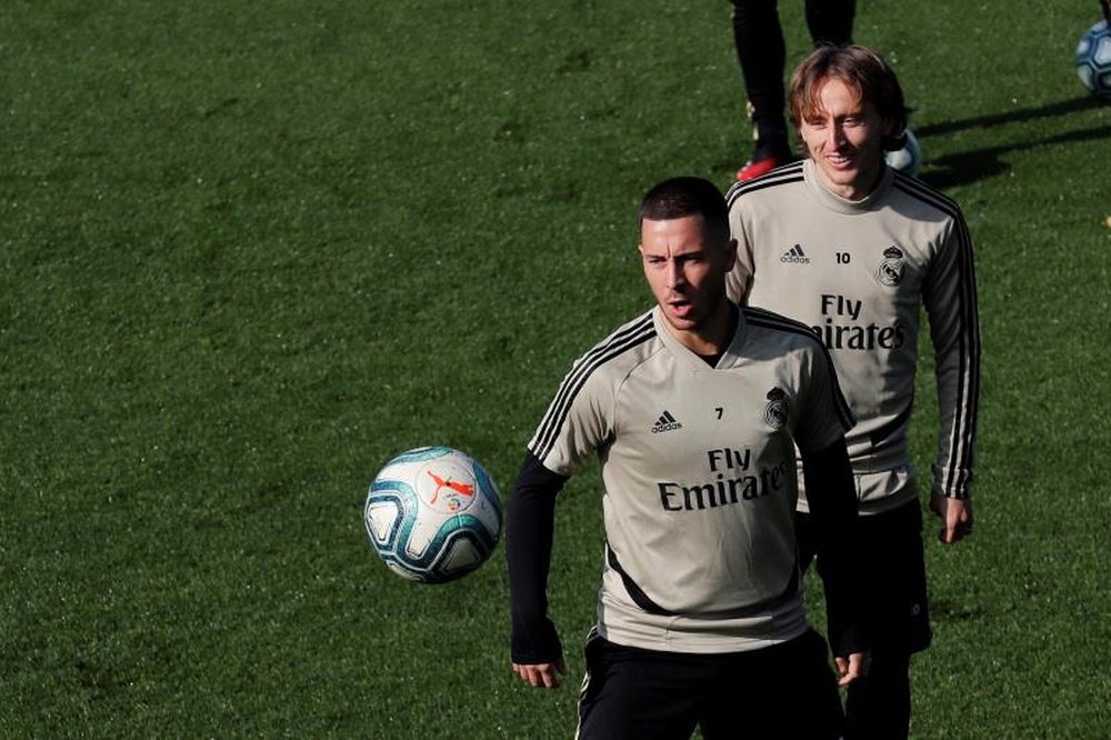 Zidane conseguirá recuperar alguns de seus homens contra o Atlético? EFE/Chema Moya