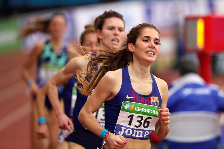 La atleta leonesa Marta García. EFE/ Kiko Huesca/Archivo