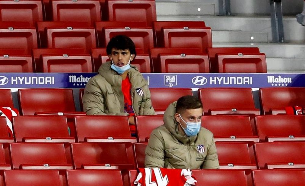 Joao Félix tiene un traumatismo en el tobillo. EFE/Archivo