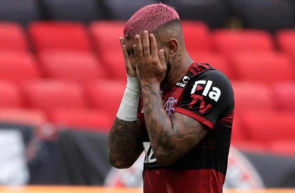 Gabigol iba a jugar con su equipo solo 24 horas después de la final. EFE