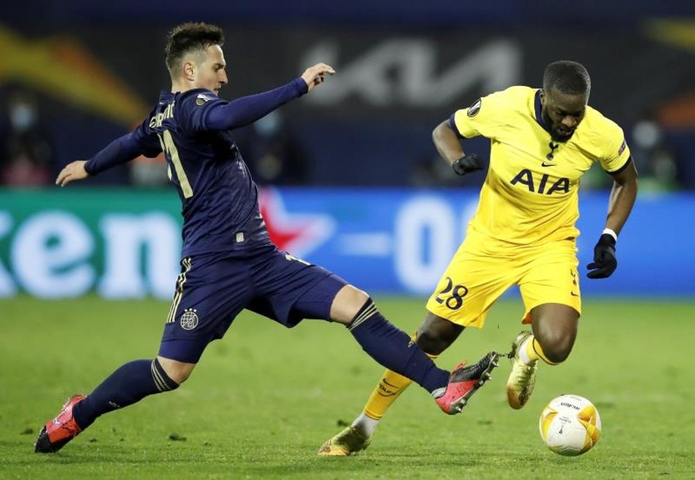 Tottenham were knocked out after losing 3-0 to Dinamo Zagreb. EFE