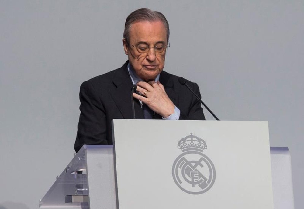 Florentino Perez, réélu à la présidence du Real Madrid. EFE