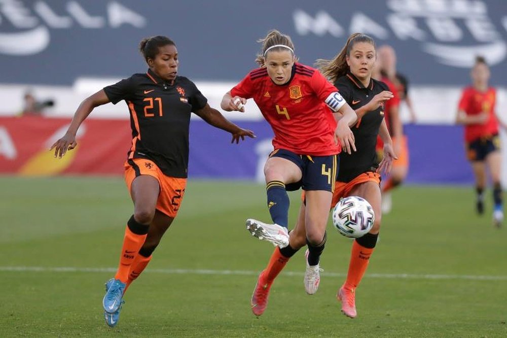 España consiguió imponerse por la mínima a Países Bajos. EFE