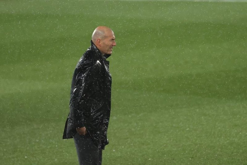 Zidane analizó el triunfo blanco. EFE