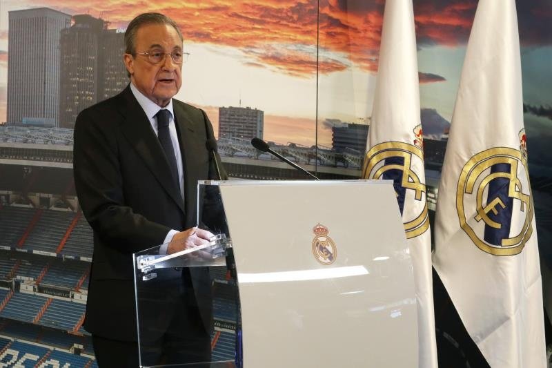 O presidente do Real Madrid, Florentino Pérez. EFE