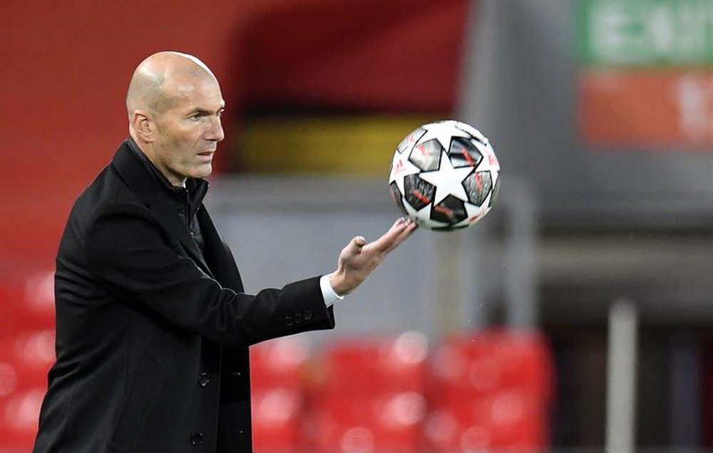 Zidane a analysé la rencontre. EFE