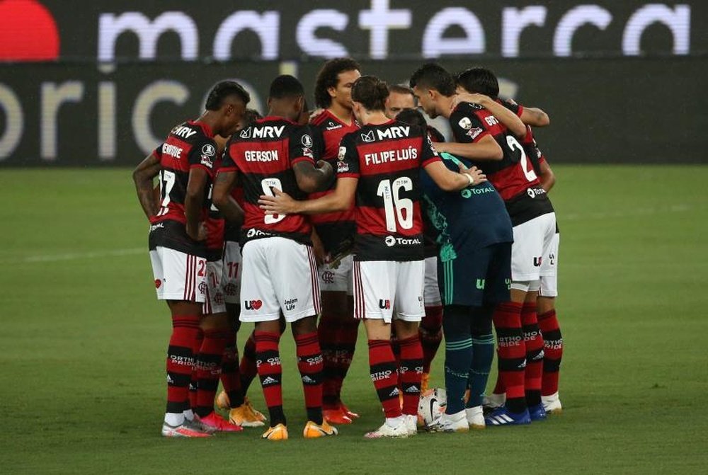 Prováveis escalações de Flamengo e Unión La Calera. AFP