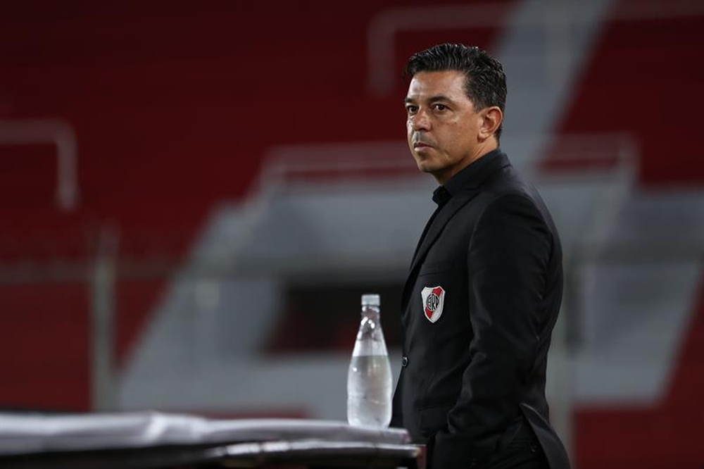 Marcelo Gallardo es uno de los favoritos para sustituir al 'Maestro' Tabárez. EFE/Archivo
