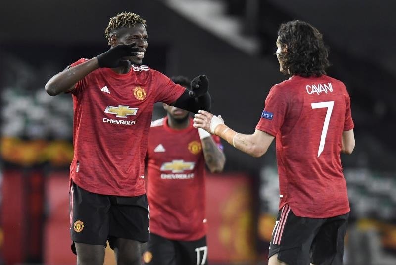 El Manchester United machacó sin piedad a una Roma impedida. EFE/EPA
