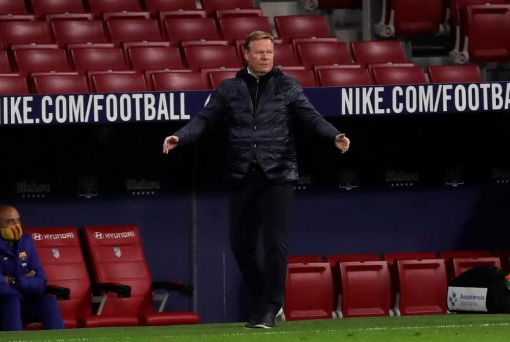 Koeman will not be on the bench against Atletico Madrid. EFE