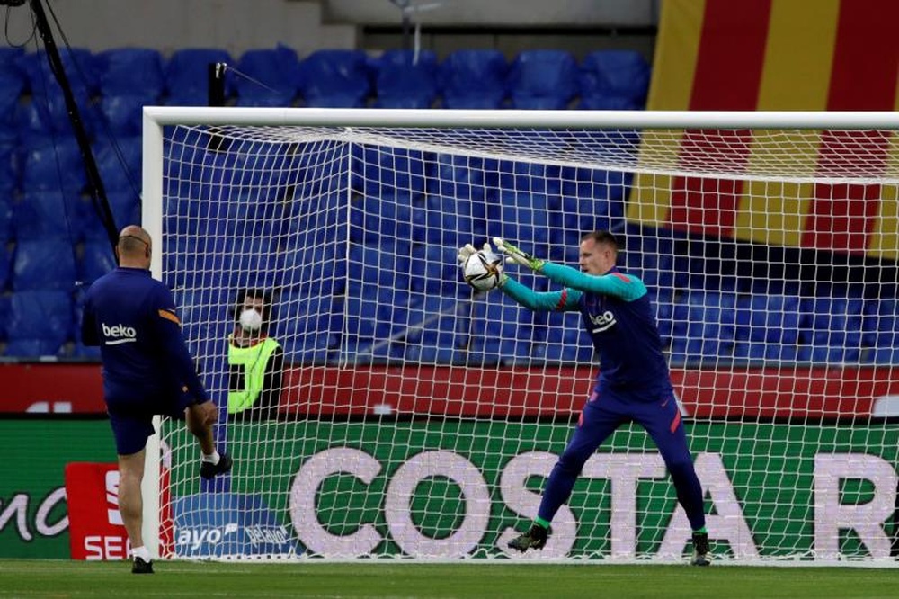 Ter Stegen ya pasó por el quirófano. EFE/Archivo