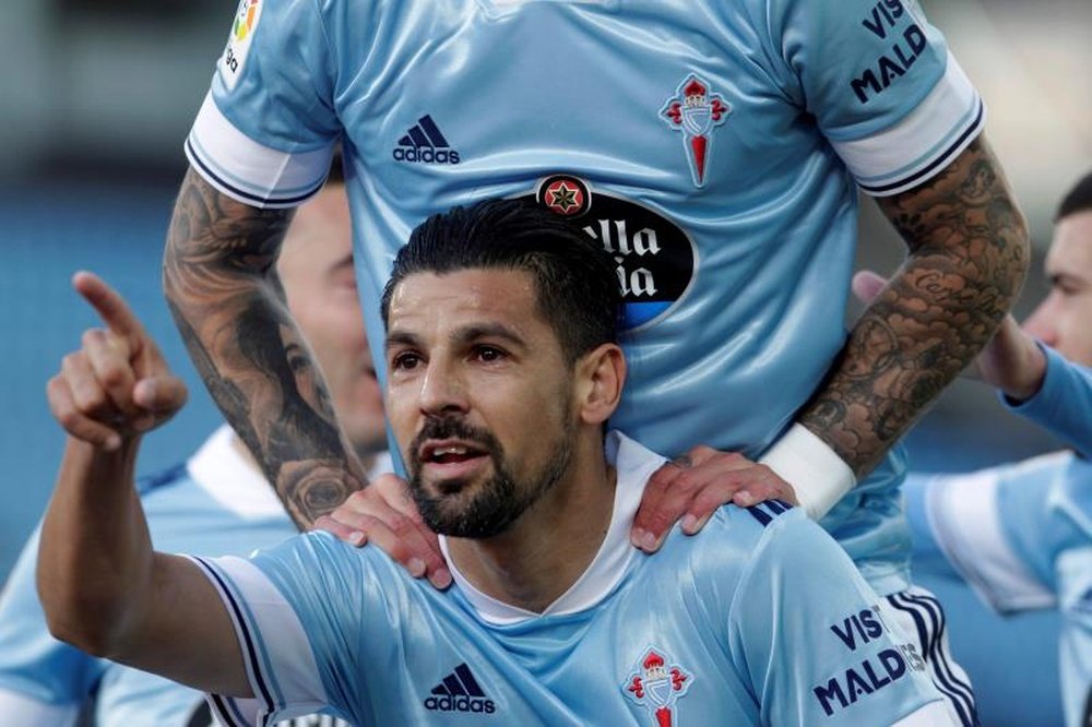 Nolito e Cervi competem pela titularidade no Celta.EFE