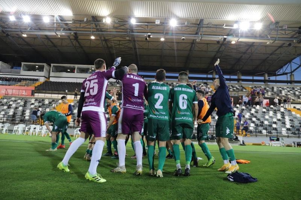 La SD Amorebieta no conocía la victoria en esta pretemporada. EFE/Archivo