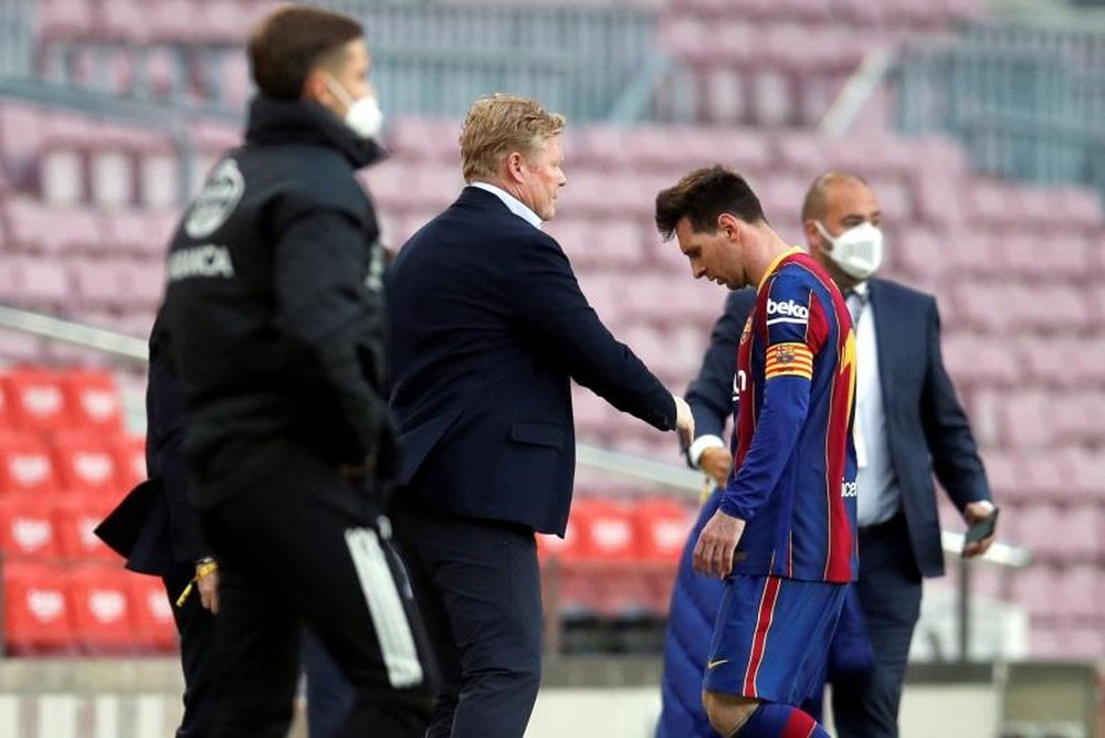 Koeman talked about the team's current situation. EFE