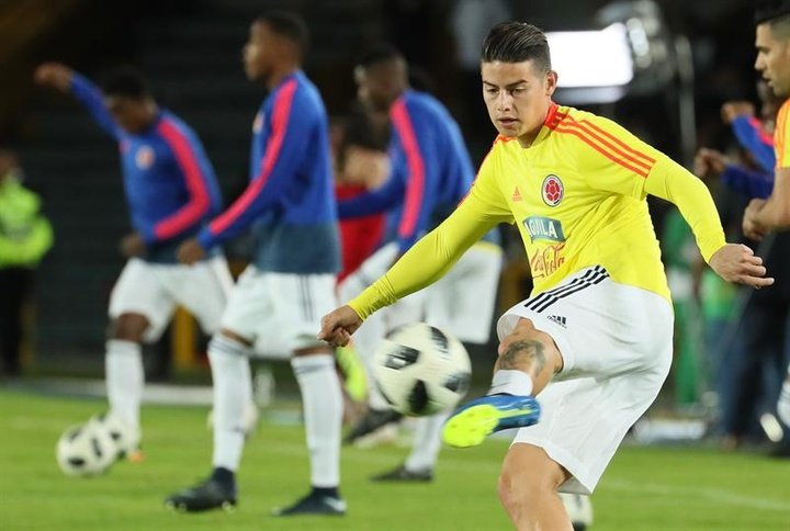 Colombia dejó fuera a James por un informe del Everton