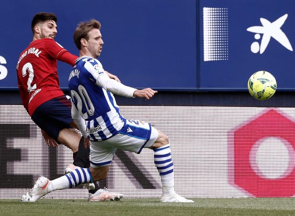 Monreal sigue trabajando en solitario. EFE