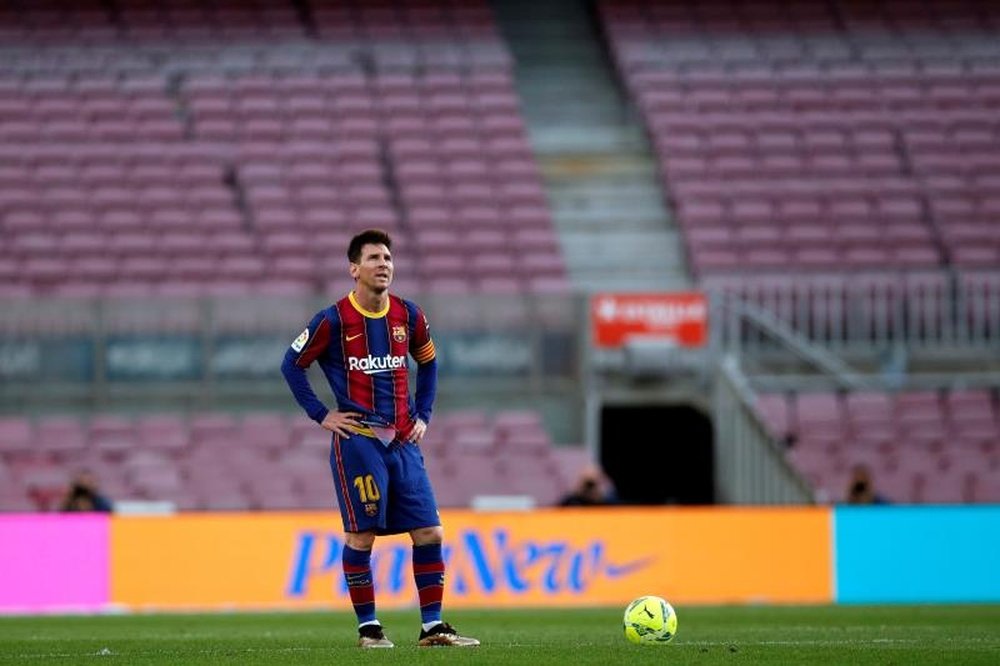 Laporta met la pression à Messi. EFE