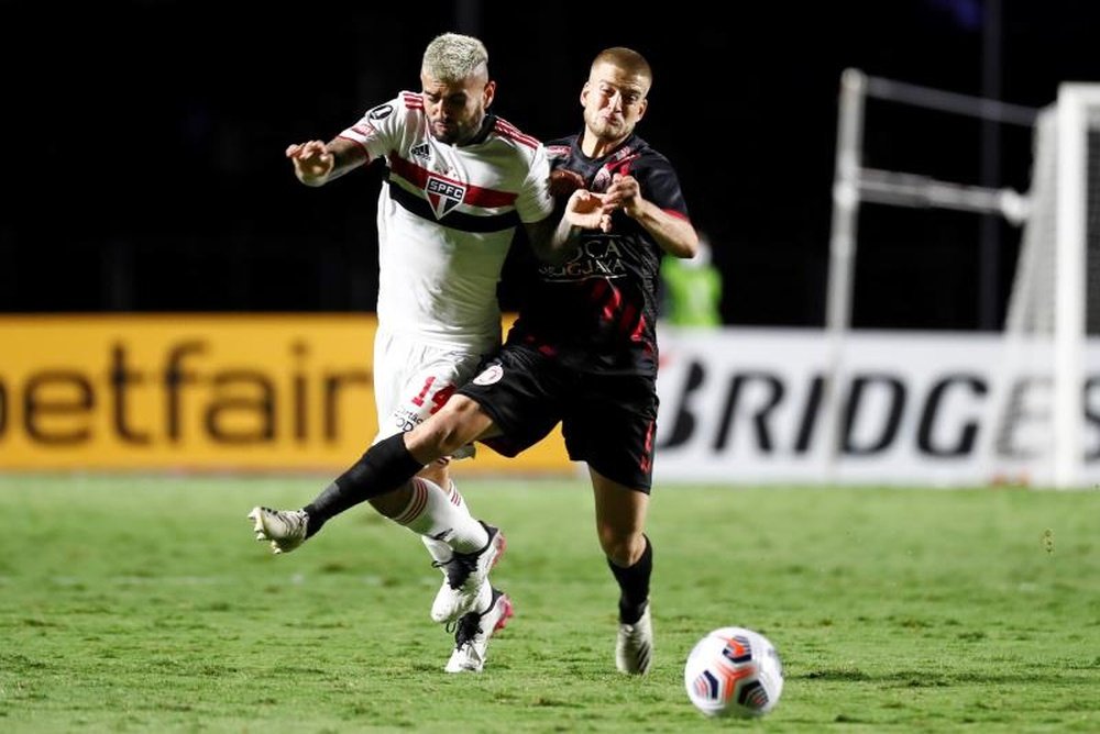 Italianos monitoram situação de Liziero no São Paulo; Torino é um dos clubes. EFE/ Sebastiao Moreira