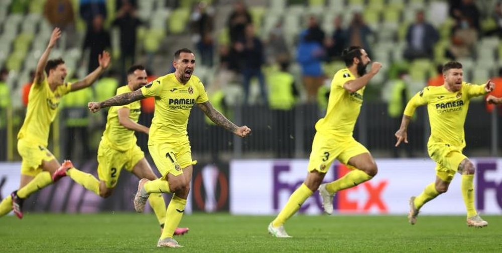 Villarreal won the Europa League after a crazy penalty shootout. EFE
