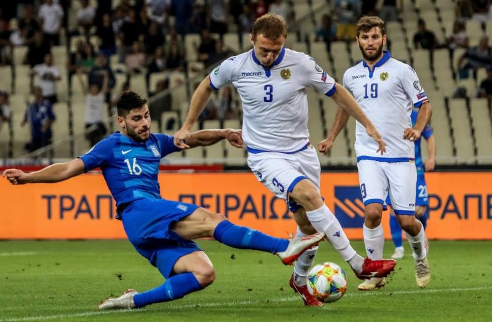 Haroyan es el primer jugador de Armenia que mete gol en la Liga Española. EFE/Archivo