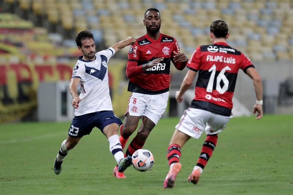 Gerson agora jogará na Ligue 1. EFE/Antonio Lacerda